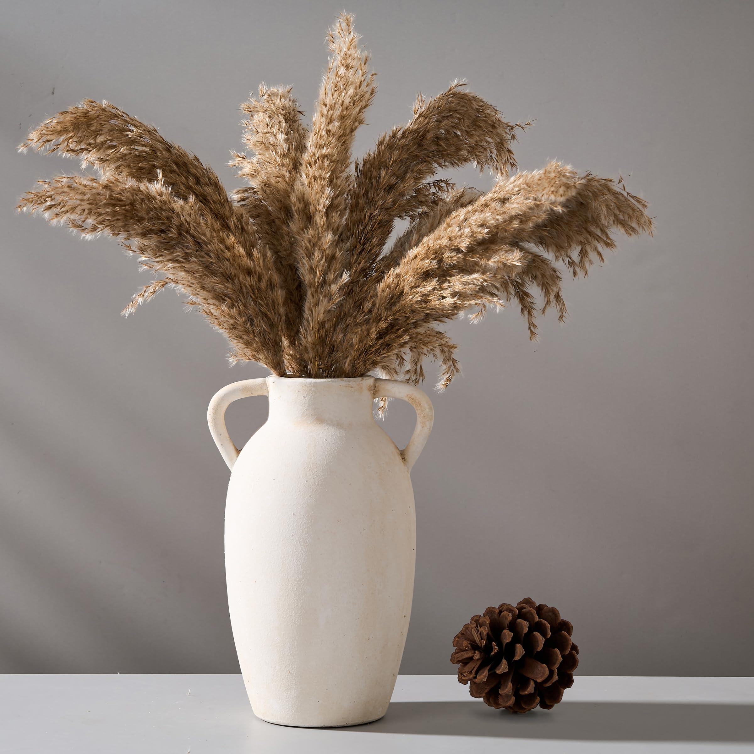 Amazon.com: PORCER Ceramic Vase, 9.84 Inch Terracotta Vase